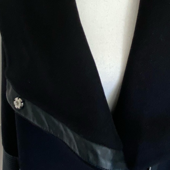 Marcona Womens Black Wool Blend Mid Length Plus Size Coat. Sz 2X - Picture 4 of 16